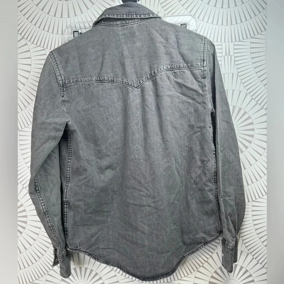 Levi Strauss & Co Women’s Long Sleeve Denim Shirt with Pearl‎ snap buttons Small - Picture 6 of 8